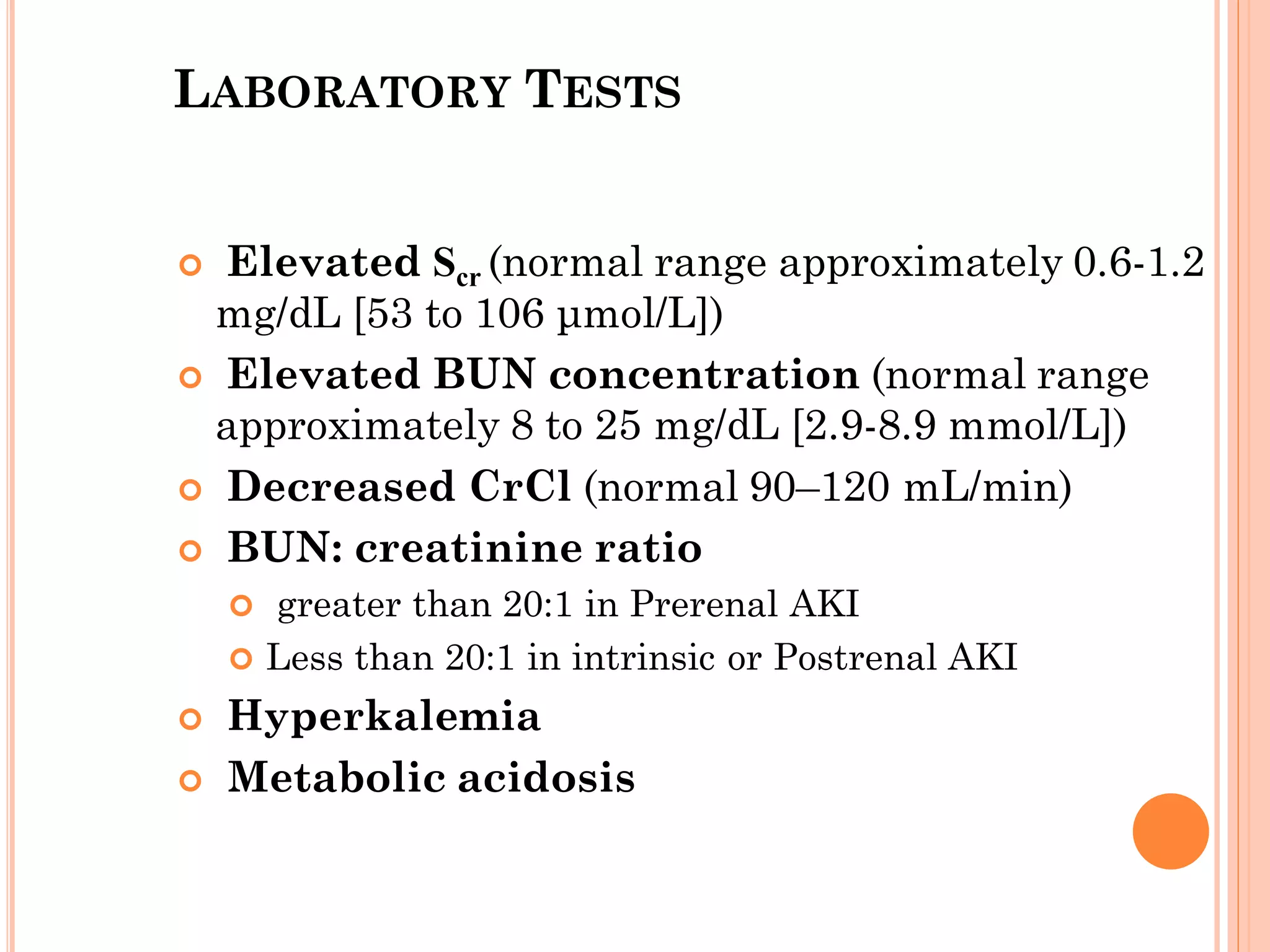 Acute kidney injury(AKI) | PDF