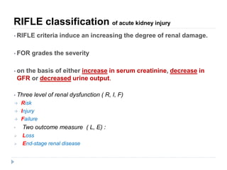 Acute kidny injery | PPTX