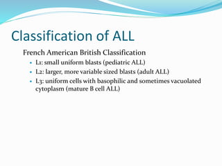 Acute leukemia | PPTX