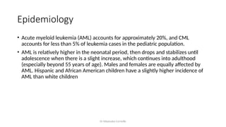 Acute leukemia in the children -PEAD.pptx