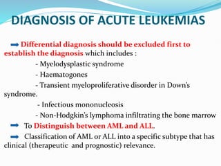 ACUTE LEUKEMIA CME FINAL............pptx