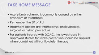 Acute Limb Ischemia and Role of DOAC.pptx