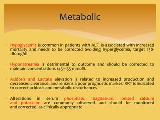 Acute liver failure | PPTX