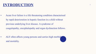Acute liver failure approach and management | PDF