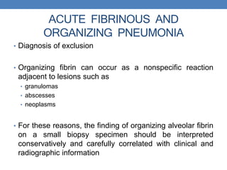 Pathology of Acute Lungi Injury- Recent advances | PPTX