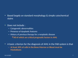 ACUTE MYELOGENOUS LEUKEMIA for medical studepptx | PPTX