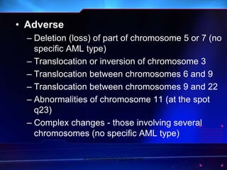 Acute myeloid leukemia | PPTX