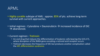 Acute myeloid leukemia | PPTX