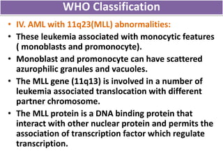 Acute Myeloid Leukemia | PPTX