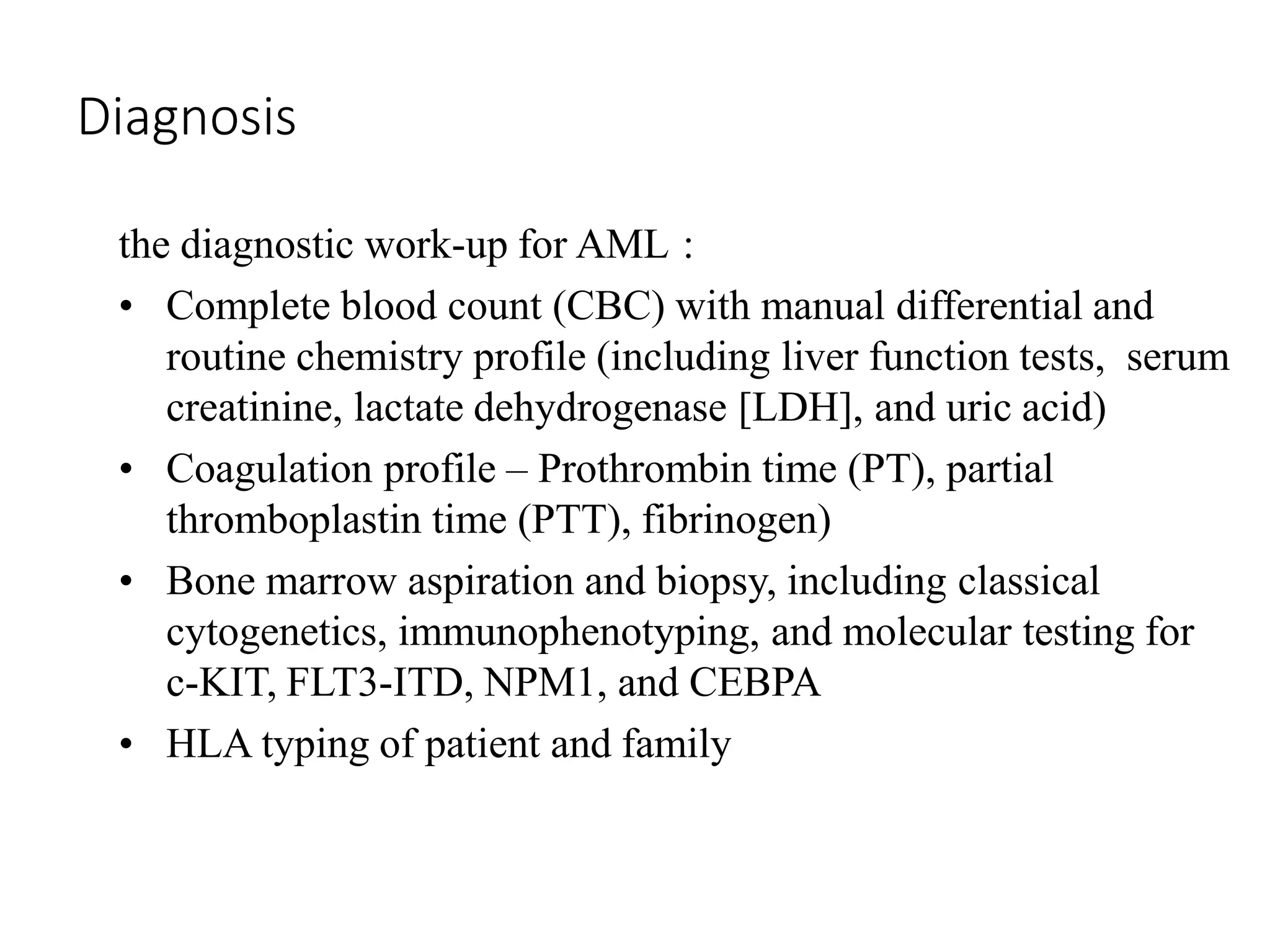 acute myeloid leukemia - neoplastic disease.pptx