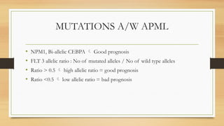 ACUTE MYELOID LEUKEMIA PPT .presentstion | PPTX