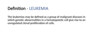 ACUTE MYELOID LEUKEMIA IN CHILDREN- Etiology, Diagnosis and Management ...