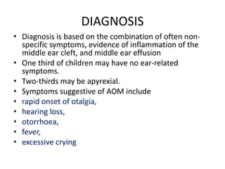 Acute otitis media final | PPTX