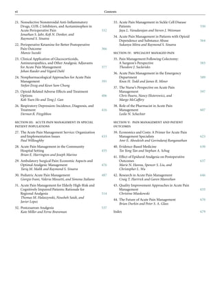 Acute pain management | PDF