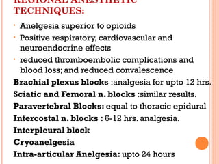 Acute pain management & preemptive analgesia (3) | PPT