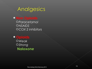 Weak Nsaids Acute pain management gunadi bandung | PPT