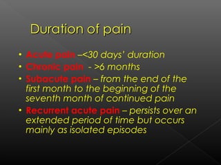 Acute pain management gunadi bandung | PPT