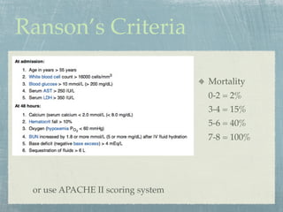 Acute pancreatitis | KEY