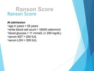 Comprehensive Overview of Acute Pancreatitis: Diagnosis, Severity, and ...