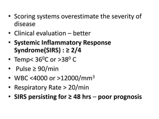Sir Raste Acute pancreatitis | PPTX