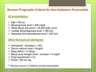 Acute pancreatitis | PPTX