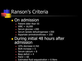 acute pancreatitis | PPT