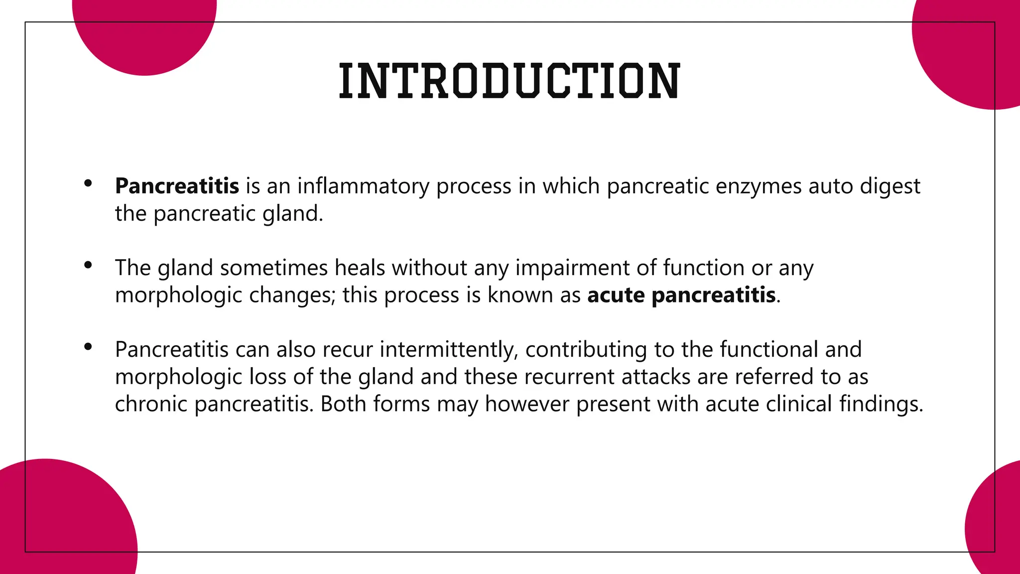 Acute Pancreatitis Tutorial Presentation Pptx