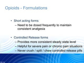 Acute perioperative pain management | PPTX