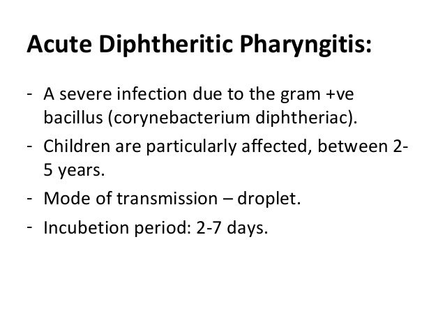 Acute pharyngitis