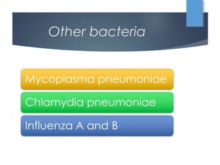 Other bacteria
 