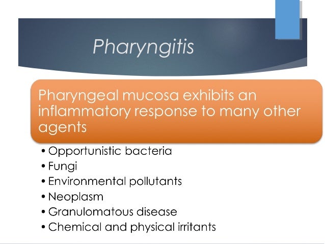 Acute pharyngitis