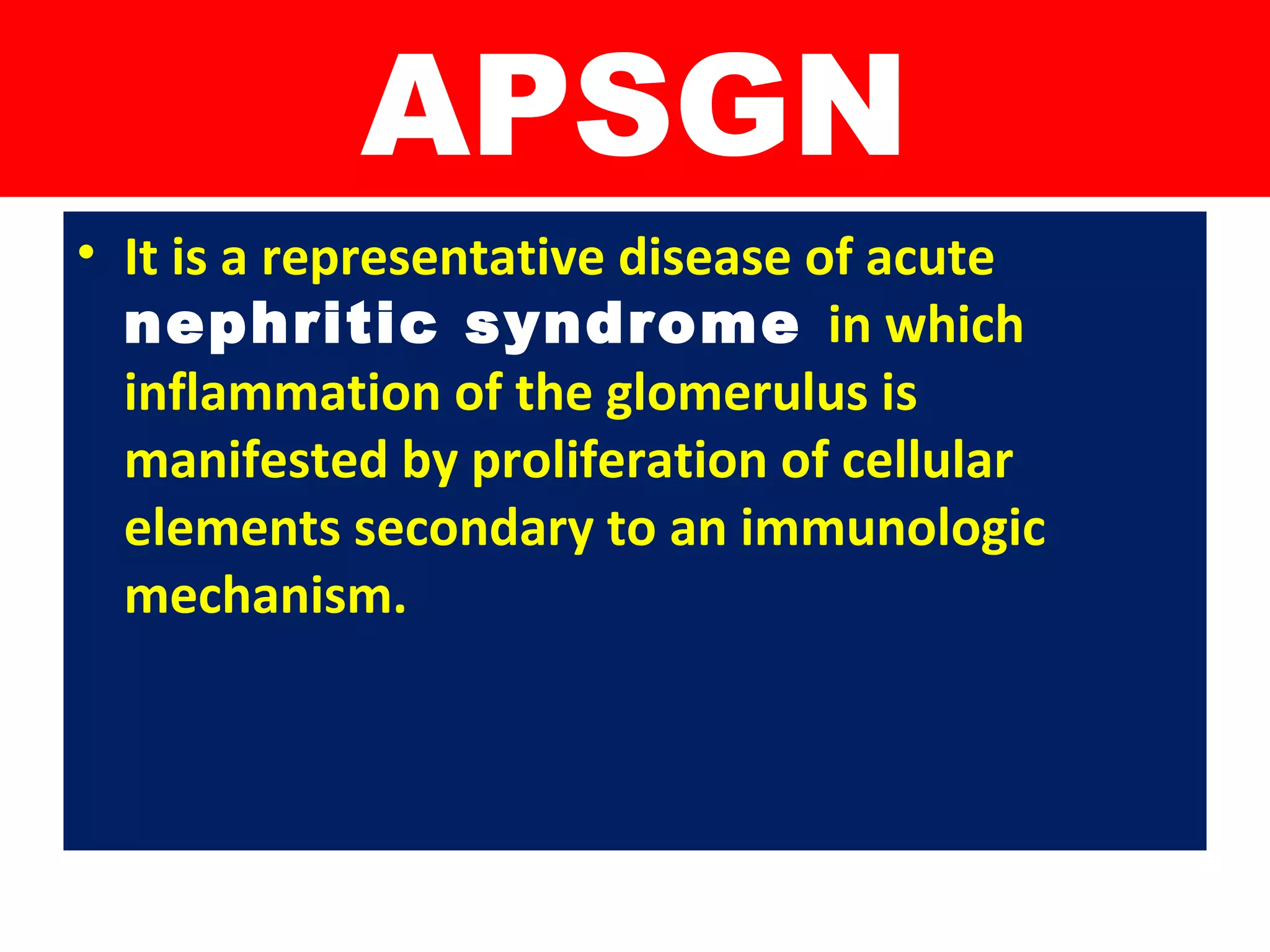 Acute post streptococcal glomerulonephritis | PPT