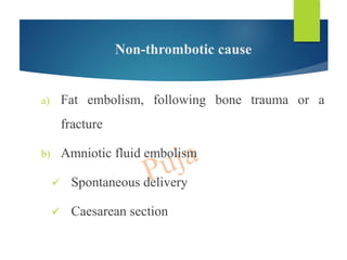 Acute pulmonary embolism and its management.