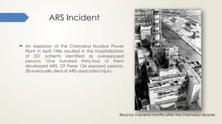 Acute Radiation Syndrome (Radiation Sickness)- Avinesh Shrestha | PPTX