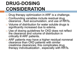 Acute renal failure | PPTX