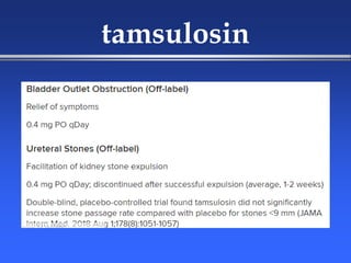 tamsulosin
 