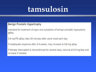 tamsulosin
 
