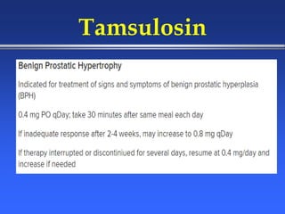 Tamsulosin
 