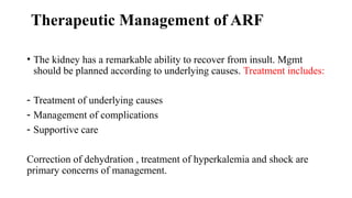 Acute renal failure.pptx for BNs 2nd year | PPTX