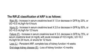 acute renal failure with local presentation pptx | PPTX