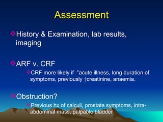 Arf Lab Acute Renal Failure | PPT