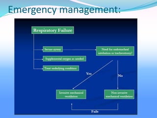 Emergency management:
 