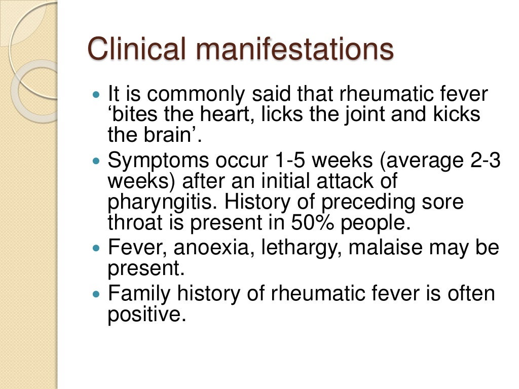 Acute rheumatic fever