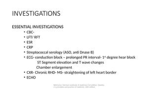 Anti Rft ACUTE RHEUMATIC FEVER- clinical features | PPTX