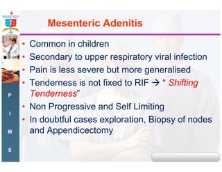 Acute right iliac fossa pain- the commonest surgical emergency | PDF
