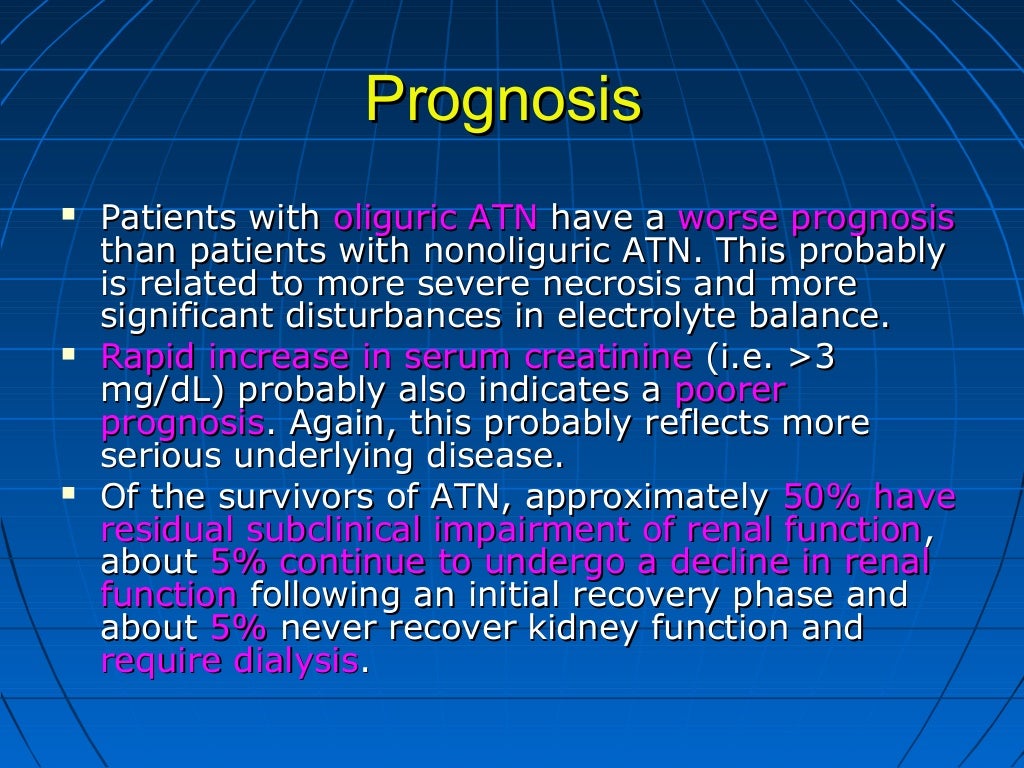 Acute tubular necrosis
