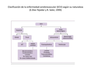 Clasificación de la enfermedad cerebrovascular (ECV) según su naturaleza 
(E.Diez Tejedor y R. Soler, 1999) 
 