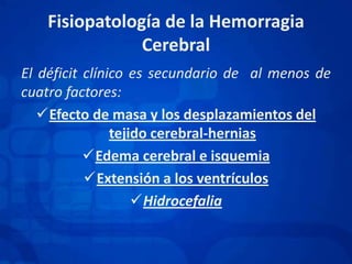 Edema cerebral e isquemia