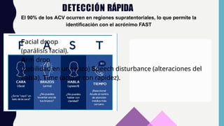 Fast Acv ACV Isquemico (Fisiopatología, causas y manejo) | PPTX