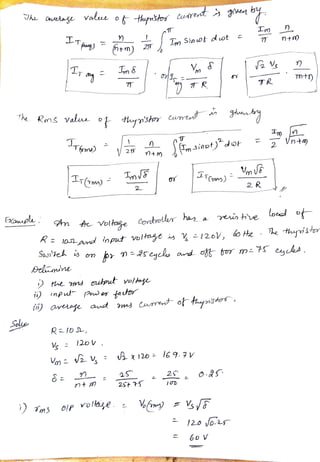 Ac voltage controller | PDF